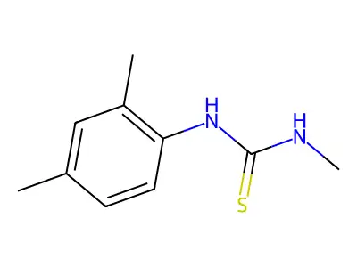 1-(2,4-Dimethylphenyl)-3-methylthiourea structure