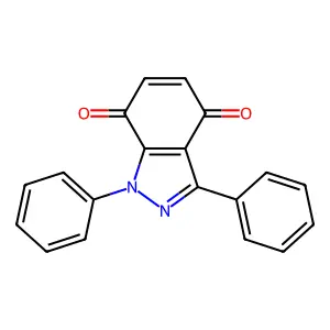 1H-Indazole-4,7-dione, 1,3-diphenyl- structure