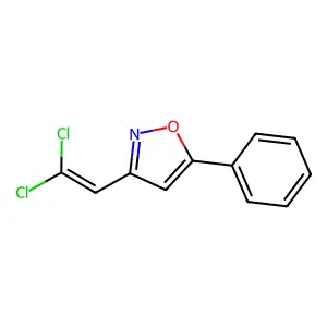 3-(2,2-Dichloro-vinyl)-5-phenyl-isoxazole structure