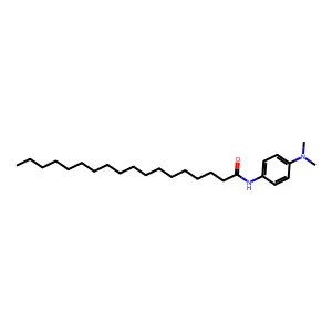 N-[4-(二甲氨基)苯基]硬脂酰胺 structure