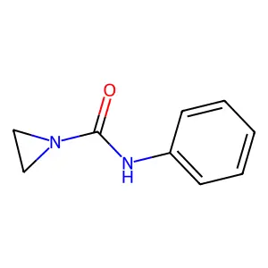 Phenyl-N-carbamoylaziridine structure