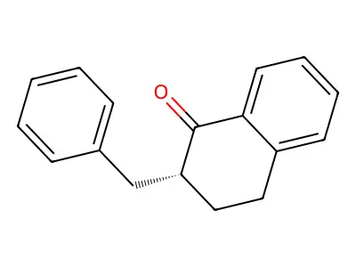 2-Benzyl-1,2,3,4-tetrahydronaphthalen-1-one structure