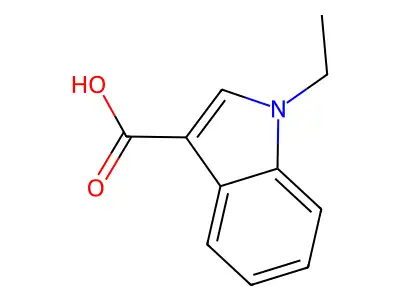 1-ethyl-1H-indole-3-carboxylic acid structure