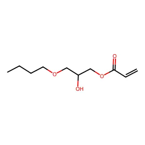 2-Propenoic acid, 3-butoxy-2-hydroxypropyl ester structure
