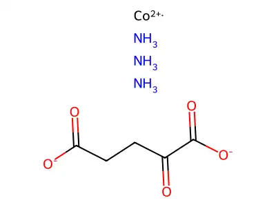 Cobalt 2-oxopentanedioate structure