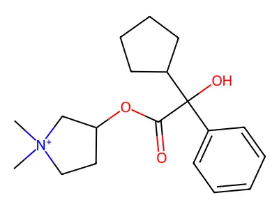 格隆溴铵 structure