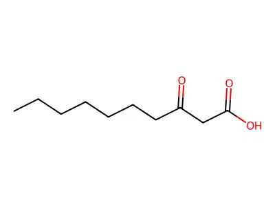 3-氧代癸酸 structure