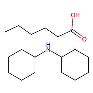 己酸二环己胺盐(1:1) structure