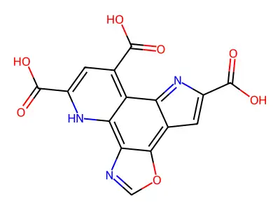 Pyrroloquinoline quinone-oxazole structure
