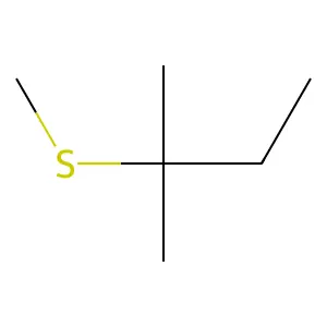 Propane, 2,2-dimethyl-1-(methylthio)- structure
