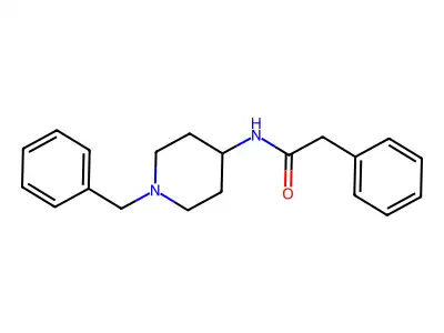 N-(1-benzylpiperidin-4-yl)-2-phenylacetamide structure