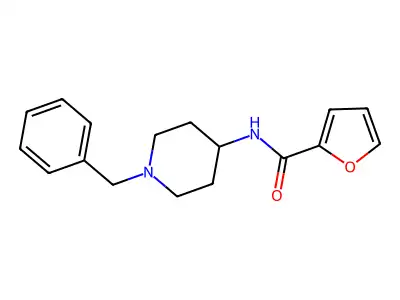 N-(1-benzylpiperidin-4-yl)furan-2-carboxamide structure