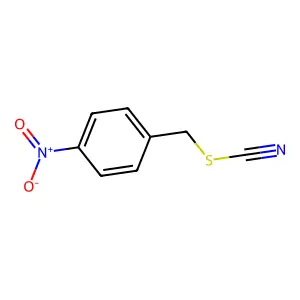 p-Nitrobenzyl thiocyanate structure