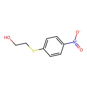 Ethanol, 2-[(4-nitrophenyl)thio]- structure