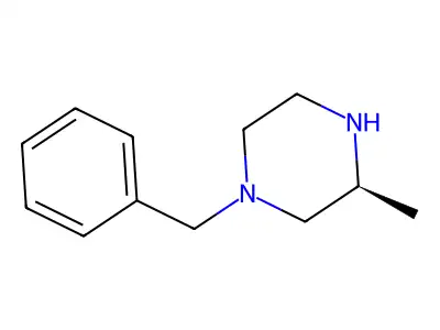 1-Benzyl-3-methylpiperazine structure