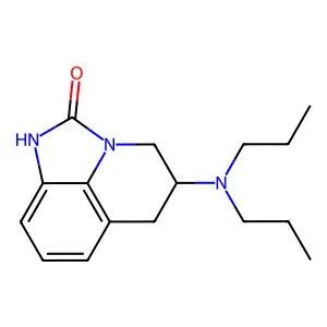 5-(Dipropylamino)-5,6-dihydro-4H-imidazo-(5,1ij)quinolin-2(1H)-one structure