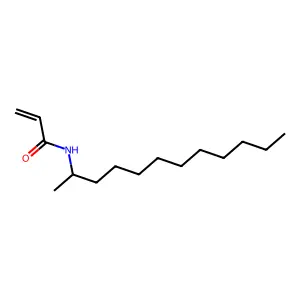 2-Propenamide, N-(1-methylundecyl)- structure