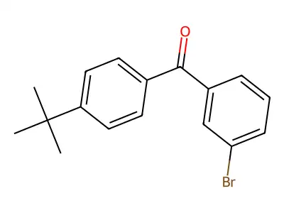 3-Bromo-4'-tert-butylbenzophenone structure
