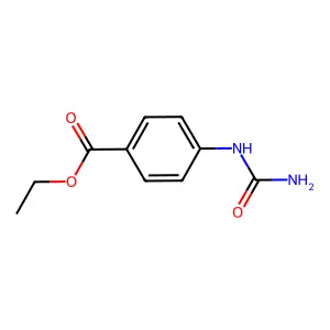 Ethyl 4-(carbamoylamino)benzoate structure