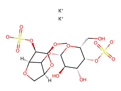 Methylcarrabioside 2,4'-disulfate structure