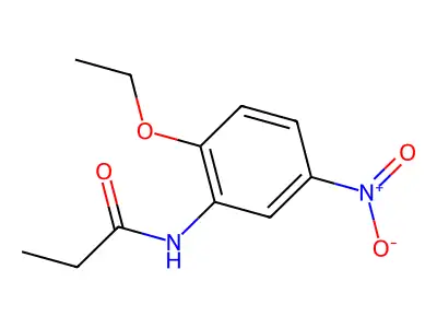 N-(2-ethoxy-5-nitrophenyl)propanamide structure