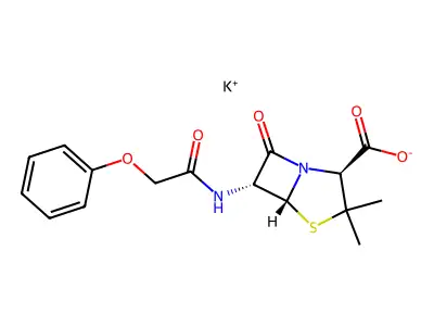 青霉素V钾 structure