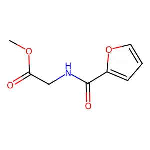 N-(2-Furoyl)glycine methyl ester structure