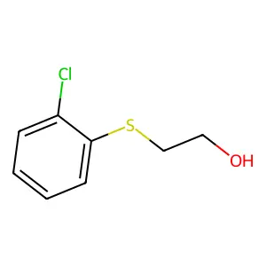 2-(2-Chlorophenyl)sulfanylethanol structure