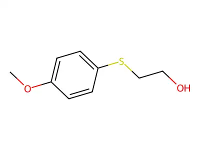 Ethanol, 2-[(4-methoxyphenyl)thio]- structure