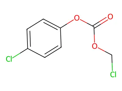 Chloromethyl (4-chlorophenyl) carbonate structure