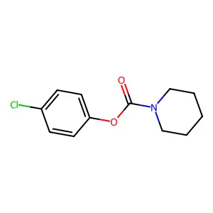 4-Chlorophenyl piperidine-1-carboxylate structure