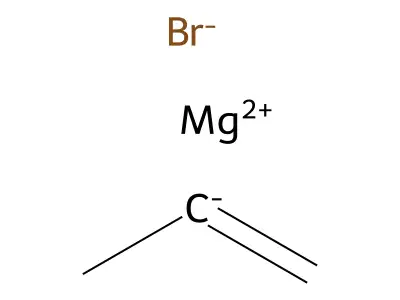 Magnesium, bromo(1-methylethenyl)- structure