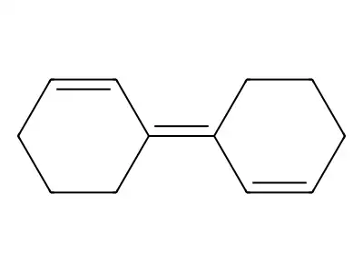 (E) 3,3'-Bis-(1-cyclohexenylidene) structure