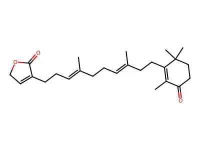 Isodehydroluffariellolide structure