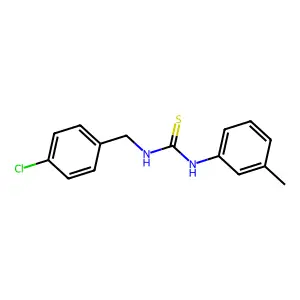1-(4-Chlorobenzyl)-3-(3-methylphenyl)thiourea structure