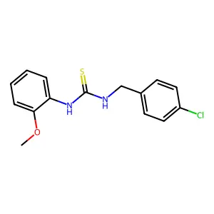 1-(4-Chlorobenzyl)-3-(2-methoxyphenyl)thiourea structure