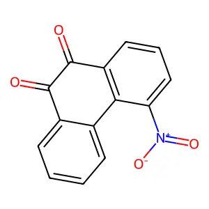9,10-Phenanthrenedione, 4-nitro- structure