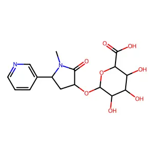 反式-3'-羟基可替宁-O-葡萄糖醛酸苷 structure