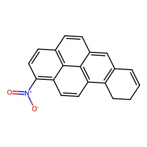 1-Nitro-9,10-dihydrobenzo(a)pyrene structure