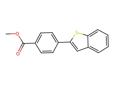 Methyl 4-benzo[b]thien-2-ylbenzoate structure