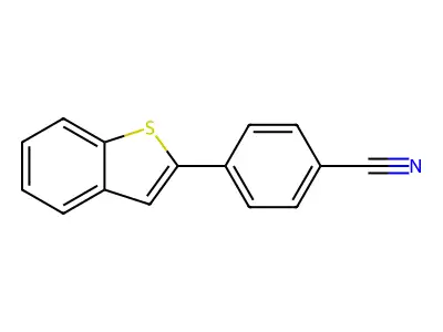 4-(1-Benzothiophen-2-yl)benzonitrile structure