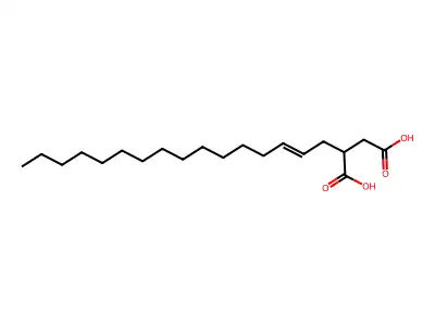 Hexadec-2-enylsuccinic acid structure