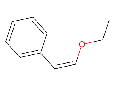 cis-Styryl ethyl ether structure