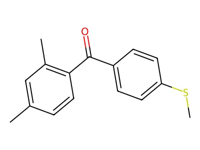 (2,4-Dimethyl-phenyl)-(4-methylsulfanyl-phenyl)-methanone structure