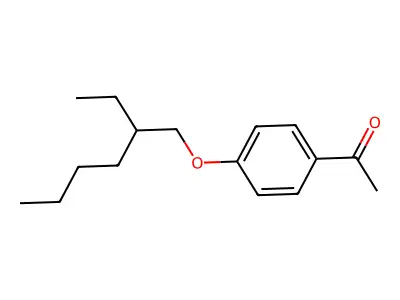 1-(4-((2-Ethylhexyl)oxy)phenyl)ethan-1-one structure