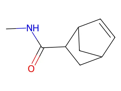 N-methylbicyclo[2.2.1]hept-5-ene-2-carboxamide structure