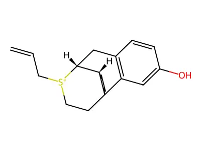 S-Allyl-3-hydroxy-17-thioniamorphinan structure