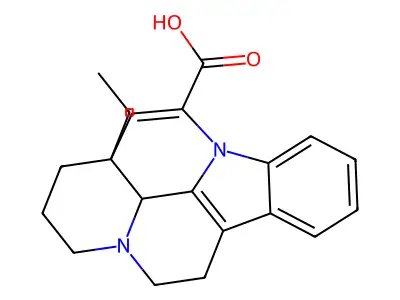 阿朴长春蔓宁酸 structure