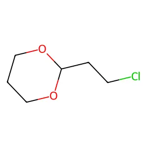 2-(2-Chloroethyl)-1,3-dioxane structure