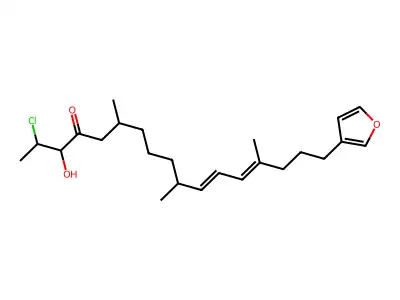 2-Chloro-17-(furan-3-yl)-3-hydroxy-6,10,14-trimethylheptadeca-11,13-dien-4-one structure